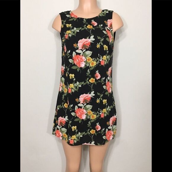 Floral open back sheath dress. NWOT - Picture 3 of 6